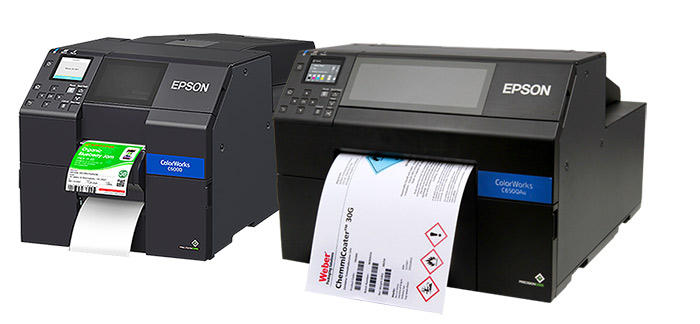 Epson ColorWorks C6000 Series inkjet label printers