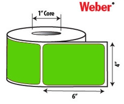 thumbnail image 2 of Green Direct Thermal Labels 4x6, 2 Rolls, 250 Labels Per Roll - Perfect For Zebra Printers, Permanent Adhesive, 1" Core 2 of 6