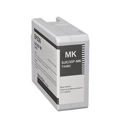 The Epson SJIC35P(MK) Matte Black replacement ink cartridge for